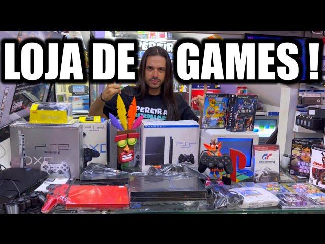 VÍDEO GAMES em 2023 NA SANTA EFIGÊNIA, FILMEI TODA LOJA !