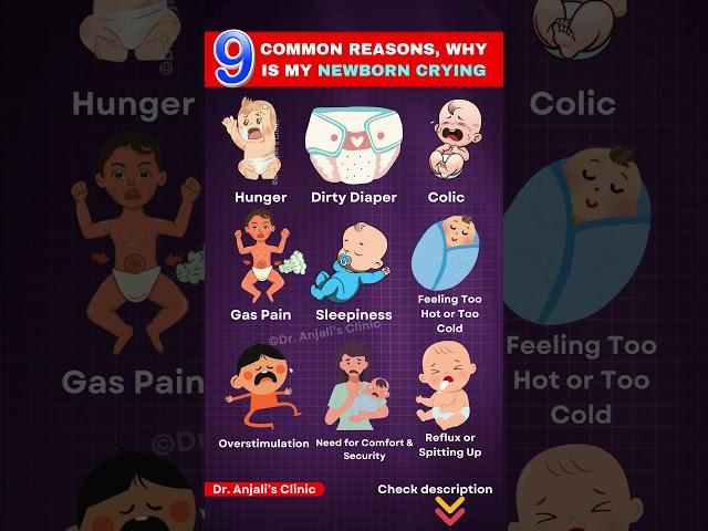 9 Common Reasons Your Newborn Baby is Crying | Why Do Newborns Cry So Much?