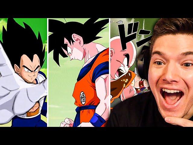 WHAT!! NEW LR Vegeta & Goku AND LR Krillin & Gohan Super Attacks Reaction on Dokkan Battle!