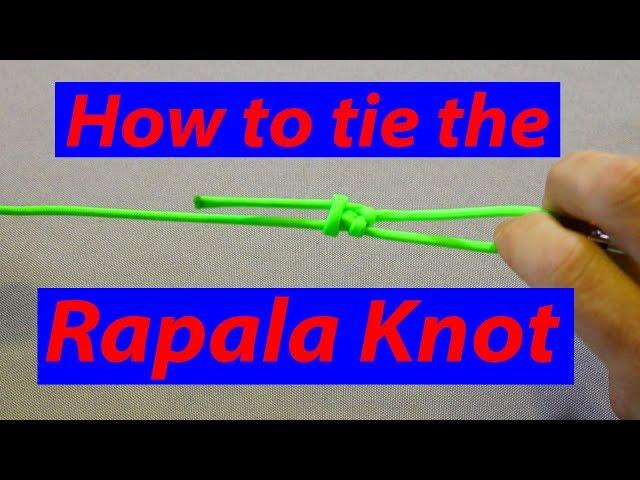 How to tie the Rapala Knot - Easy to tie Loop knot