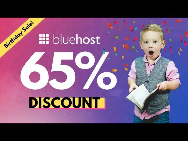 Bluehost 65% Discount  Bluehost Birthday SALE  Best Domain Hosting Offer 2021