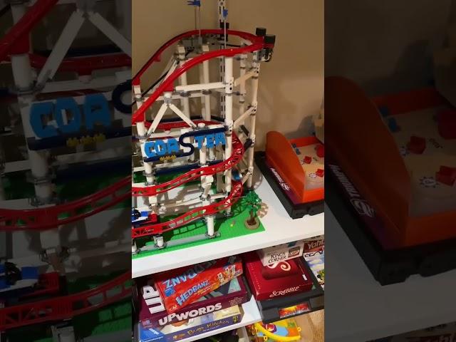 Lego Roller Coaster (Set not custom built) #lego #fyp #rollercoaster #shortsclip