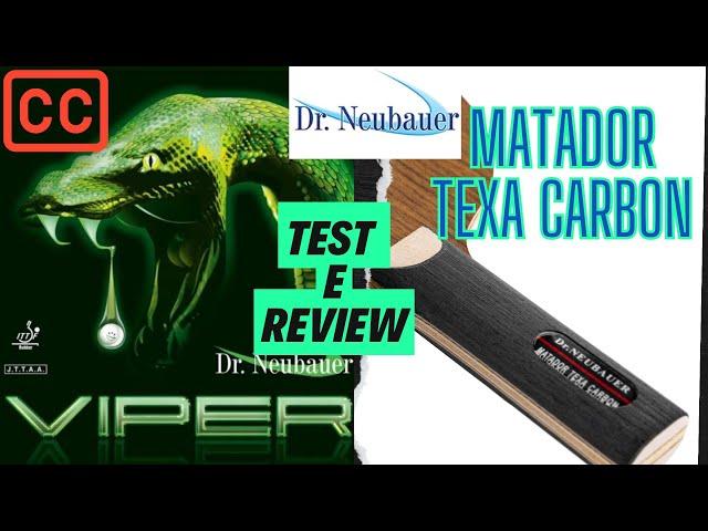 VIPER LONG PIPS OX  AND MATADOR TEXA CARBON BY DR. NEUBAUER | TABLE TENNIS TEST/REVIEW