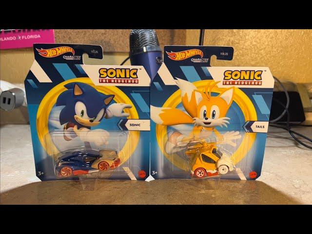 Hot Wheels Character Cars Sonic and Tails Review