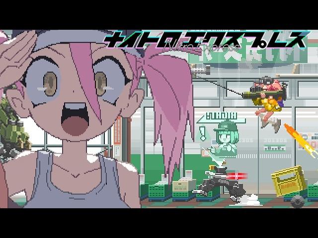 Nitro Express - A Metal Slug & Contra-like About Shooting Robots In Tokyo (Demo Playthrough)