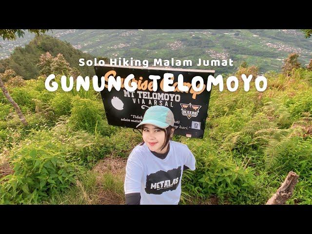 SOLO HIKING MALAM JUMAT  BADAI SEPANJANG MALAM SENDIRIAN ll GUNUNG TELOMOYO VIA ARSAL #solohiking