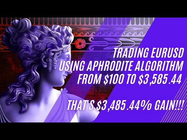 Aphrodite Algorithm Backtesting | Forex Trading Expert Advisor | Algorithmic Trading | Connect NOW!!