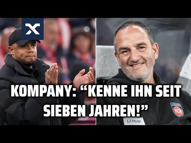 Kompany adelt Frank Schmidt mit Anekdote ️ | FC Bayern