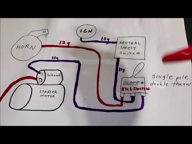 how to wire a KILLSWITCH - theft deterrent