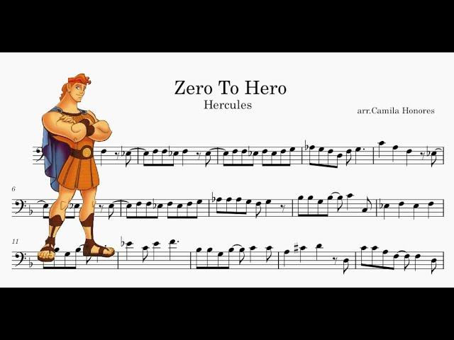 Hercules Zero to Hero arr.Cello Solo