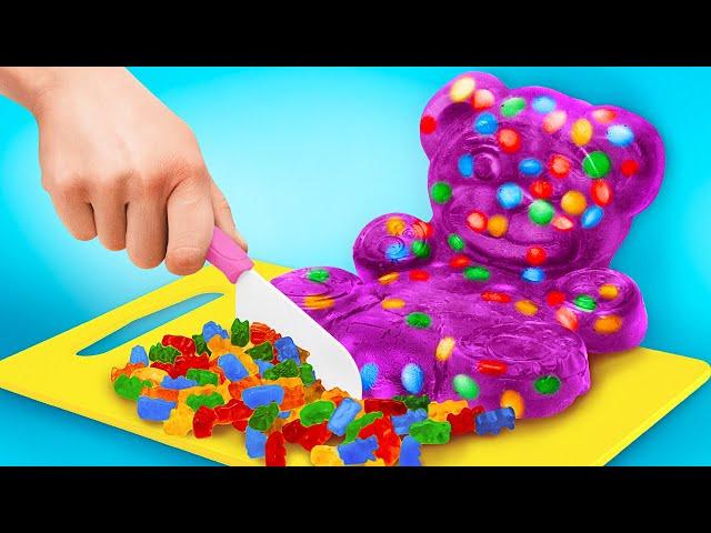 Giant Gummy Bear & More Rainbow Desserts  | Yummy Recipes!