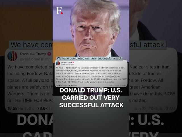 The US Strikes Iran’s Nuclear Facilities, Trump Warns Against Retaliation | Subscribe to Firstpost