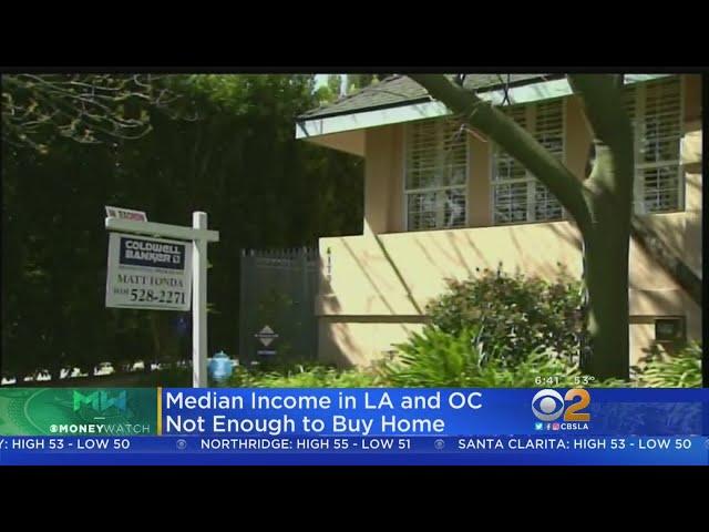 Median Income In LA, OC Still Not Enough To Afford A Home