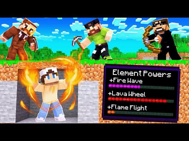 Minecraft Manhunt, but I Control the ELEMENTS
