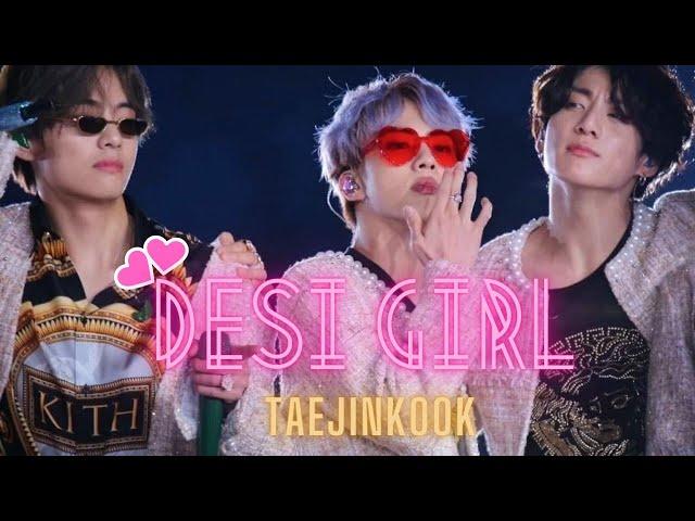 Desi girl Ft.TaeJinKook | Hindi FMV | #taejinkook #btshindimix