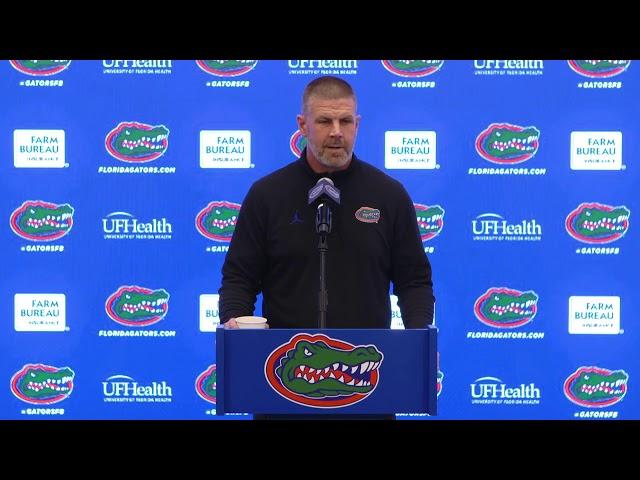 Florida Gators Football Press Conference 12-4-2024