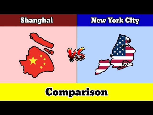 Let's Compare Shanghai VS New York City | Country Comparison | Data Duck
