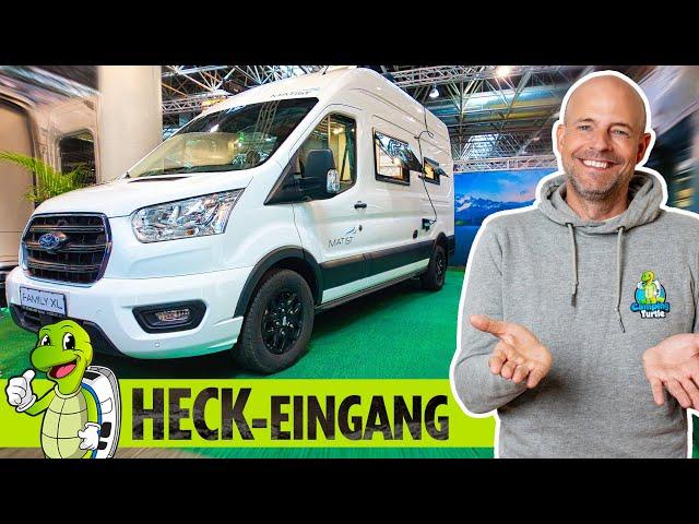 HECKBAD mit EIGENEM Zugang | L-Küche | 5 Personen in 6 Meter WOHNMOBIL | MATIST Family L & XL