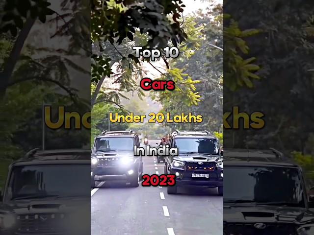 top 10 suv under 20 lakhs in india | top 10 luxury cars in india under 20 lakhs | #shorts