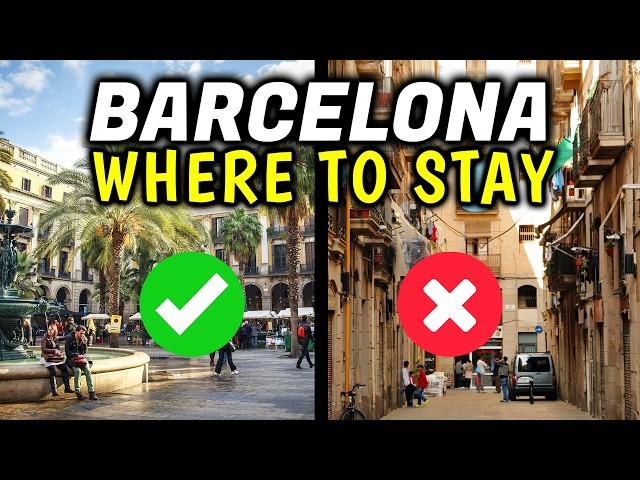 Top 3 BEST and WORST Places to Stay in Barcelona, Spain | Where to Stay in Barcelona