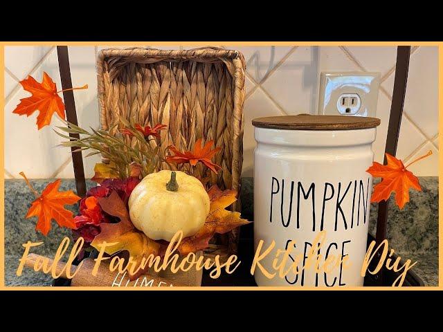 So Easy | Fall Farmhouse Kitchen Diy | Farmhouse Fall Decor 2021