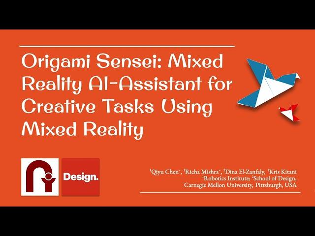 Origami Sensei: Mixed Reality AI-Assistant for Creative Tasks Using Hands