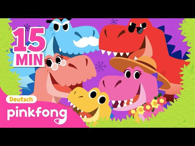 Ganze Folgen von Baby-T-Rex | Dinolied | Baby Shark Deutsch | Pinkfong, Baby Hai! Kinderlieder