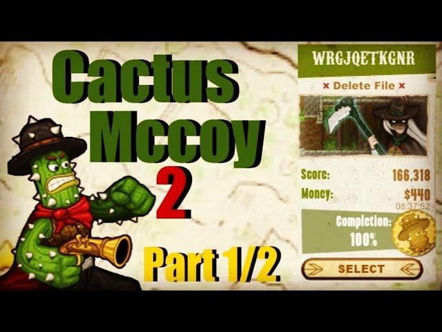 Cactus McCoy 2 | Completed 100% of the game (All stars, treasures, badges) | PART 1/2