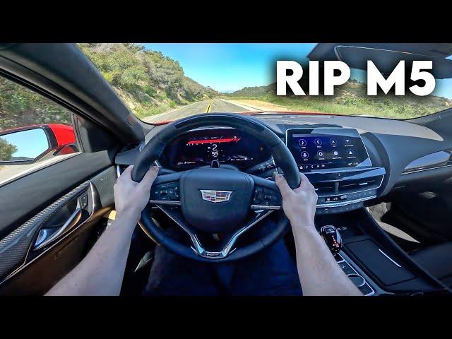 What It's Like To Drive A 2024 Cadillac CT5-V Blackwing (POV)