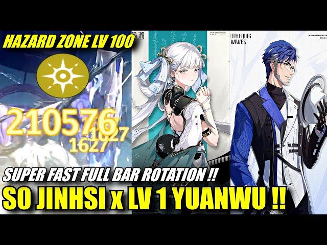 S0 JINHSI x YUANWU FAST FULL BAR ROTATION !! Hazard Zone Lv 100 & 90 | 3 Star Clear Showcase