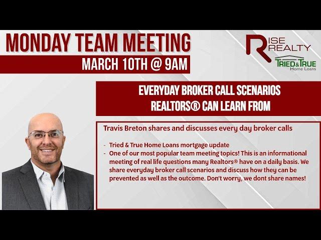 Everyday Broker Call Scenarios Realtors® Can Learn From │Rise Realty