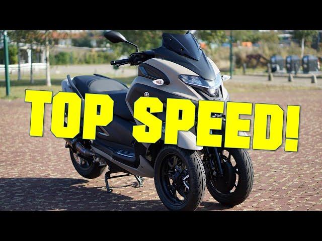 YAMAHA TRICITY 300 - TOP SPEED + GPS