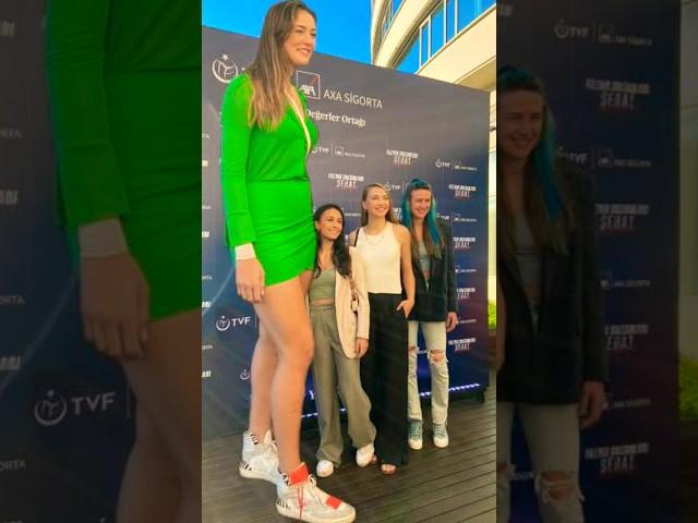Zehra Gunes height status #viral #zehragüneş #height #status #sports #volleyball #player