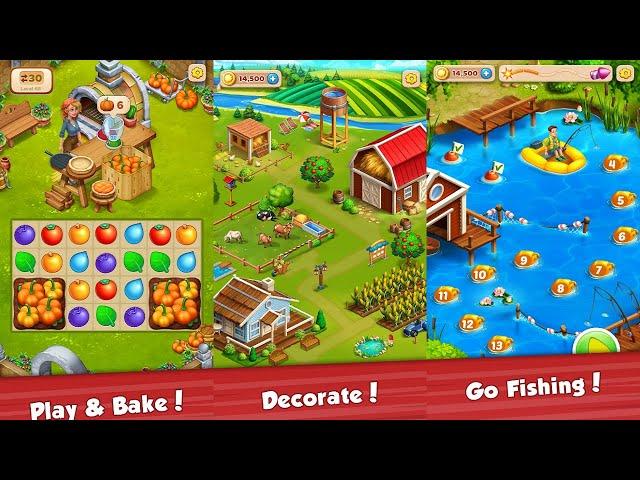 Farm Rescue Match 3 - Gameplay Part 1 (Android, iOS)