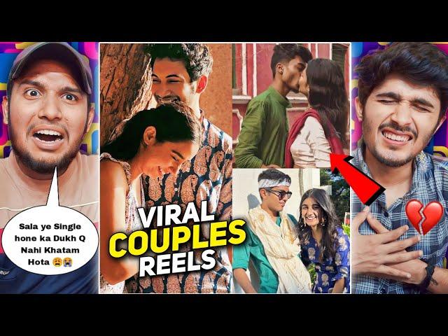 Indian Couple Instagram Trending Reels Reaction  | Trending Couples | V2funreacts