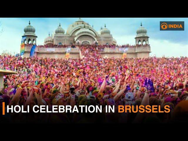 Holi celebration in Brussels | DD India News Hour