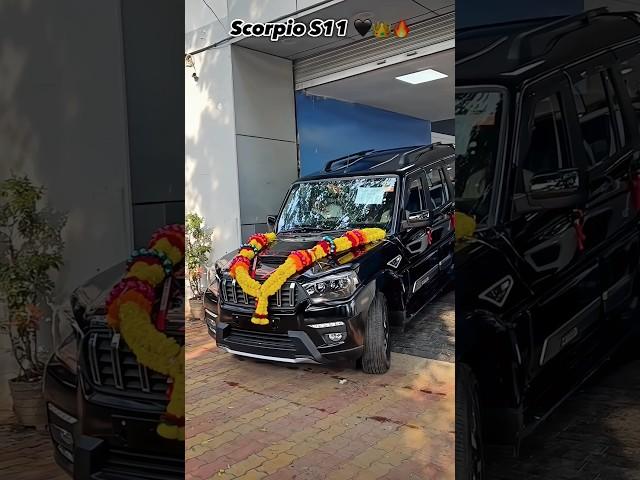 New Scorpio classic s11 delivery  #scorpio #scorpios11 #blackscorpio #motivationalvideo #shorts