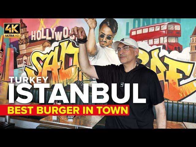 BEST Turkish Street Food | Salt Bae, Baruthane Pilavcisi, Tostçu Mahmut | Istanbul Walking Tour 4K