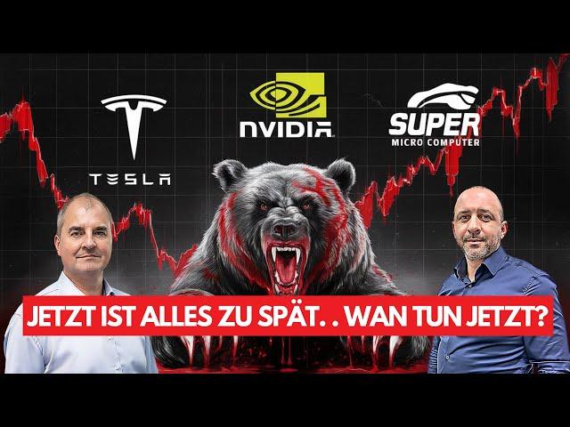 Heftiger Sell-off- Nividia | Tesla |  Super Micro Computer alles stürzt ab!