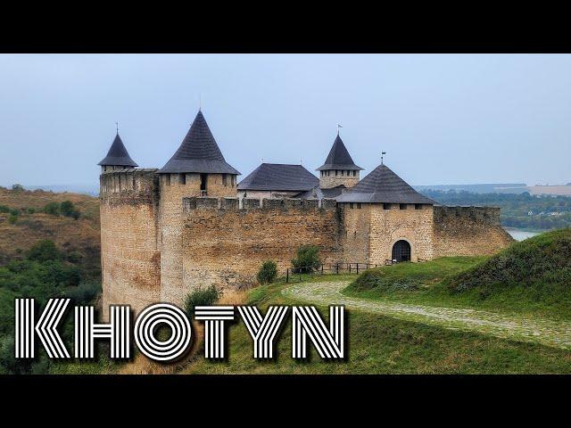 Khotyn fortress - Ukraine (UA) | walking tour | 4K