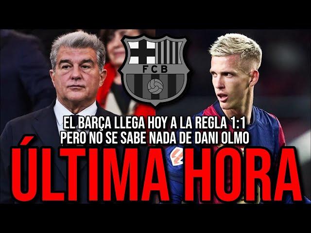  *ÚLTIMA HORA DANI OLMO - BARÇA* LALIGA CALLA Y PARALIZA LA INSCRIPCIÓN: LAPORTA A POR LA CAUTELAR