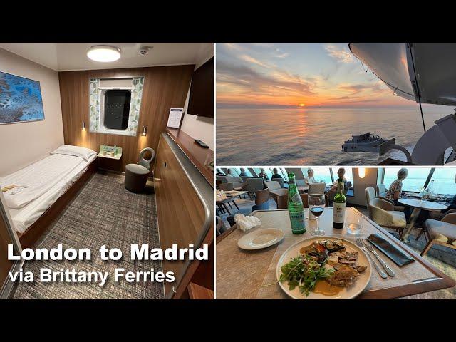 London to Madrid via Brittany Ferries Portsmouth-Santander