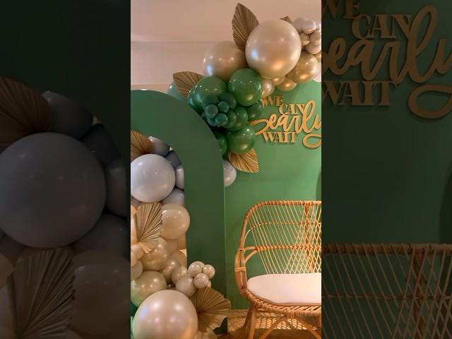 Baby Shower Decor #balloon #balloons #event #balloongarland #birthday  #babyshower #balloongarland