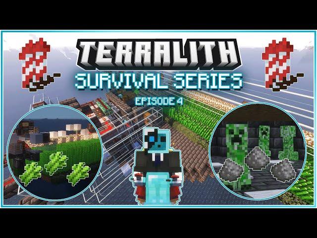 I Built a FAST and EASY Rocket Factory In My  Terralith World | Episode 4