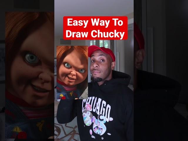 How To Draw Chucky #art #shorts #drawing