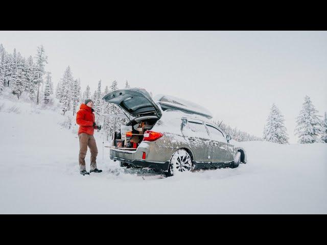 Solo Winter Snow Camping in Subaru: Why I Car Camp