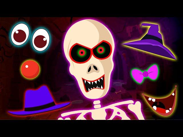 The Missing Spooky Skeleton Face | Funny Finger Family Rhymes For Kids By Teehee Town