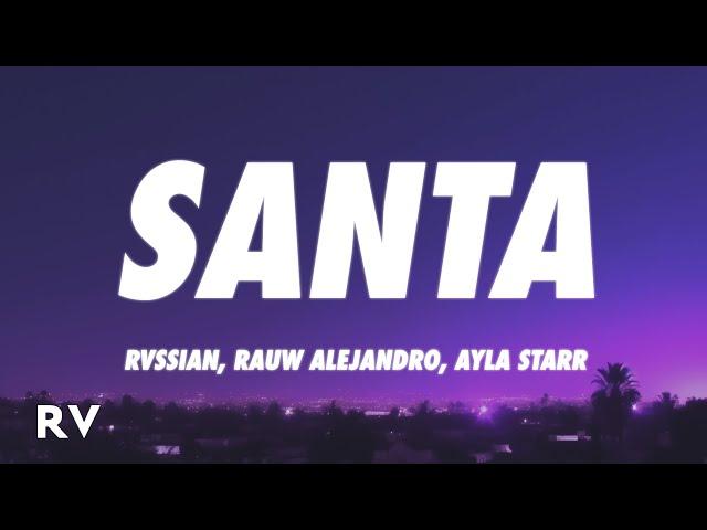 Rvssian, Rauw Alejandro, Ayra Starr - Santa (Letra/Lyrics)