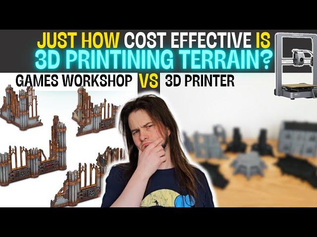 Just how cost effective is 3D printing terrain?