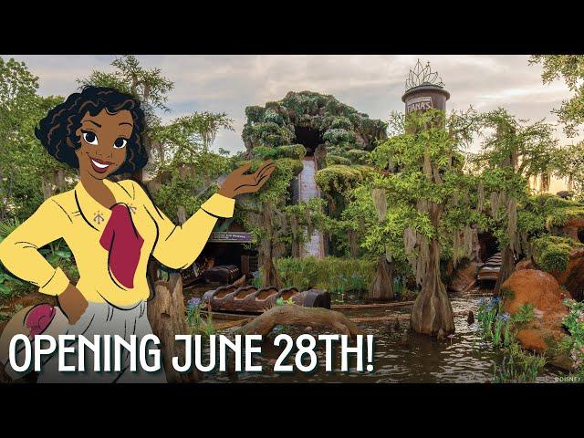 OPENING DATE REVEALED! Tiana’s Bayou Adventure at Walt Disney World